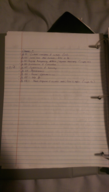 Topics for Test 1