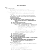 RELS 344 Final Exam Study 