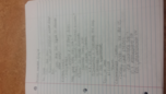 First day of notes for exam 2