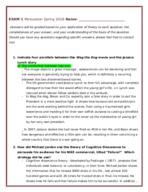 CMM 308 : Study Guide for EXAM 1 Persuasion Spring 2016 