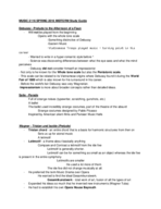 MUS 2116 Midterm 1 Review 