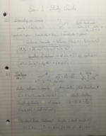 Exam 1 Study Guide - MA 16600