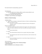 Psych 355 Chapter 1-2 Notes