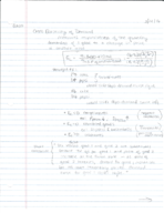 ECN 201, Week 6 Notes