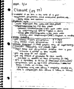 Climate Notes (3/14-3/18)