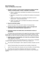 PHIL 100 Exam 2 Study Guide