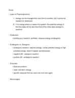 Bio exam 2 study guide
