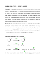 CHEM 2750 Test 3 Study Guide (WITH Mechanism worksheet solutions!)
