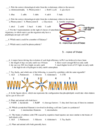 Biology 1500 Study Guide Test 1