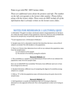 Week 3 Lecture Notes (Research 1, Perception 1, Perception 2)