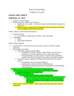 PSYC 3230 Abnormal Psychology Cyterski Exam 2 Lecture Notes UGA