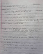 Geography 100 notes for the week of March 14-18