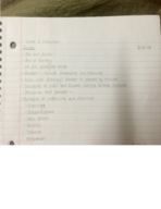 ANT week nine notes