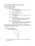 Comm 210 Midterm Studyguide