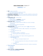 Exam II Study Guide
