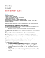 chem 211 EXAM 2 study guide