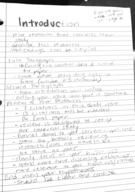 Week Eleven NOtes