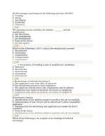 BUSI 310 Test Exam 4 test 4 chpt 7,8