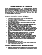 Exam 3 study guide