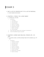 Exam 3 Study Guide