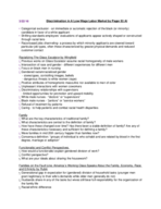 Sociology Week 7 Notes