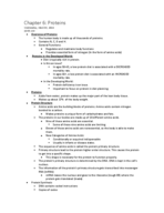 Chapter 6: Proteins