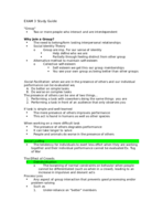 SOP3004 Exam 3 Study Guide