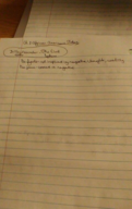 Week of Notes and Reminders