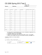 Study guide cs 2200