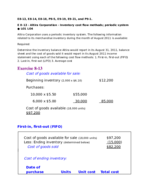 ACC305 Wk 4 E8-13, E8-14, E8-18, P8-5, E9-19, E9-21, and P9-1.
