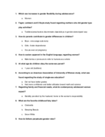 Psychology of Gender Exam 2 Review: Ch. 5-7