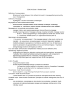 Com 240 Exam 1 Study Guide