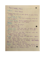 Notes from March-April