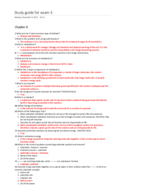 Study exam 3