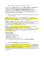Study objectives for the third exam