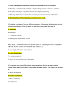 MKT 421 multiple choice question use it as a guide only3