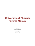 ENG 221 Week 5 ;Final UOP Forums Manual