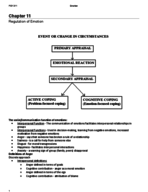 PSY 311 - Ch 11 - Regulation of Emotion