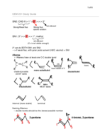 Organic Chem Exam 3 Study Guide