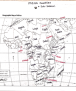 Map- African Countries 
