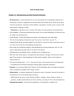 Exam #5 Study Guide (reuploaded)