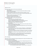 Philosophy Study Guide
