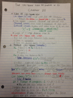 Chapter 21 and 22 Notes
