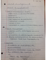 Social & Emotional Development