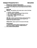 Gen Psychology Notes (Bundle includes notes from Chapters 2 - 15)