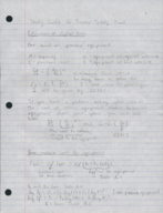 Study Guide for P. Safety Final