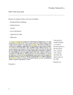 Final Exam Study guide