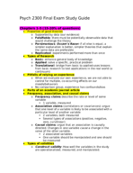 Final Exam Study Guide