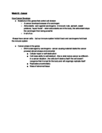 Week 12 notes