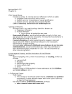 Criminal Theory Week 9 lecture notes